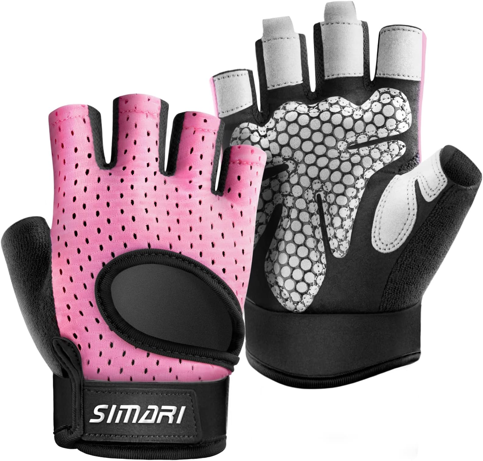 SIMARI Workout Gloves for Women Men,Training Gloves with Wrist Support for Fitness Exercise Weight Lifting Gym Lifts,Made of Microfiber SG-907
