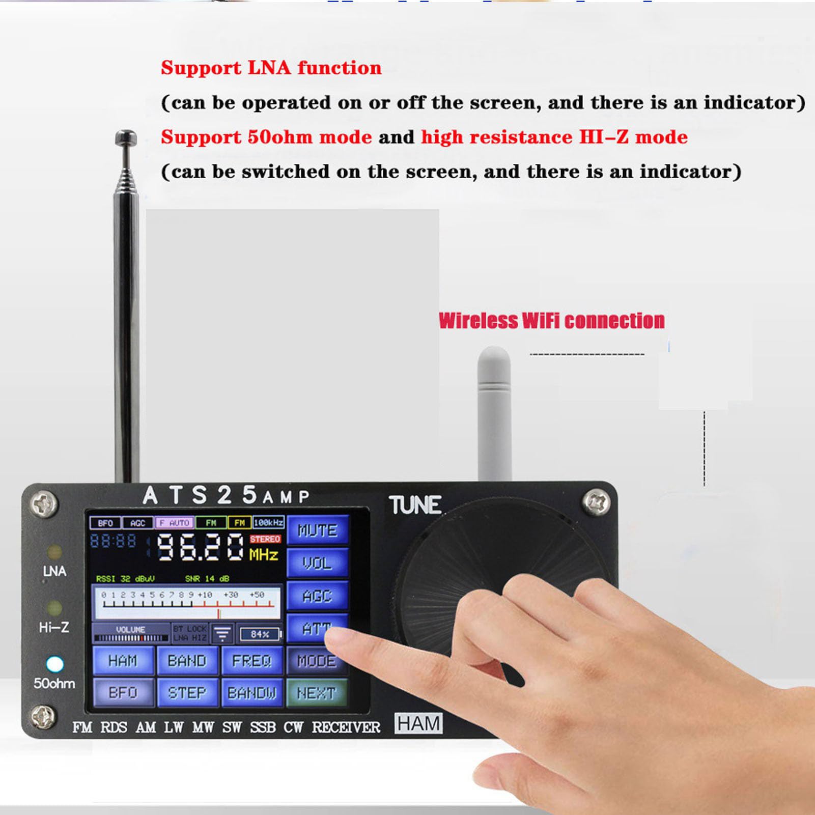 受信機 ATS25AMP Amazon.co.jp: DSP フルバンド受信機 ATS25‑AMP 周波数