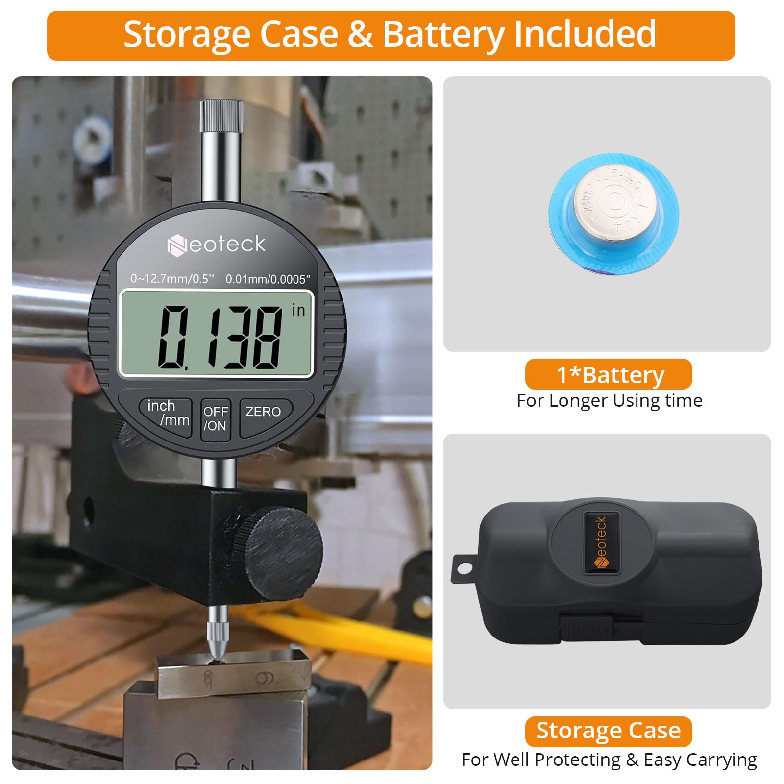 Neoteck Digital Dial Indicator - Precision Measurement -5 Neoteck Digital Dial Indicator - Precision Measurement -5