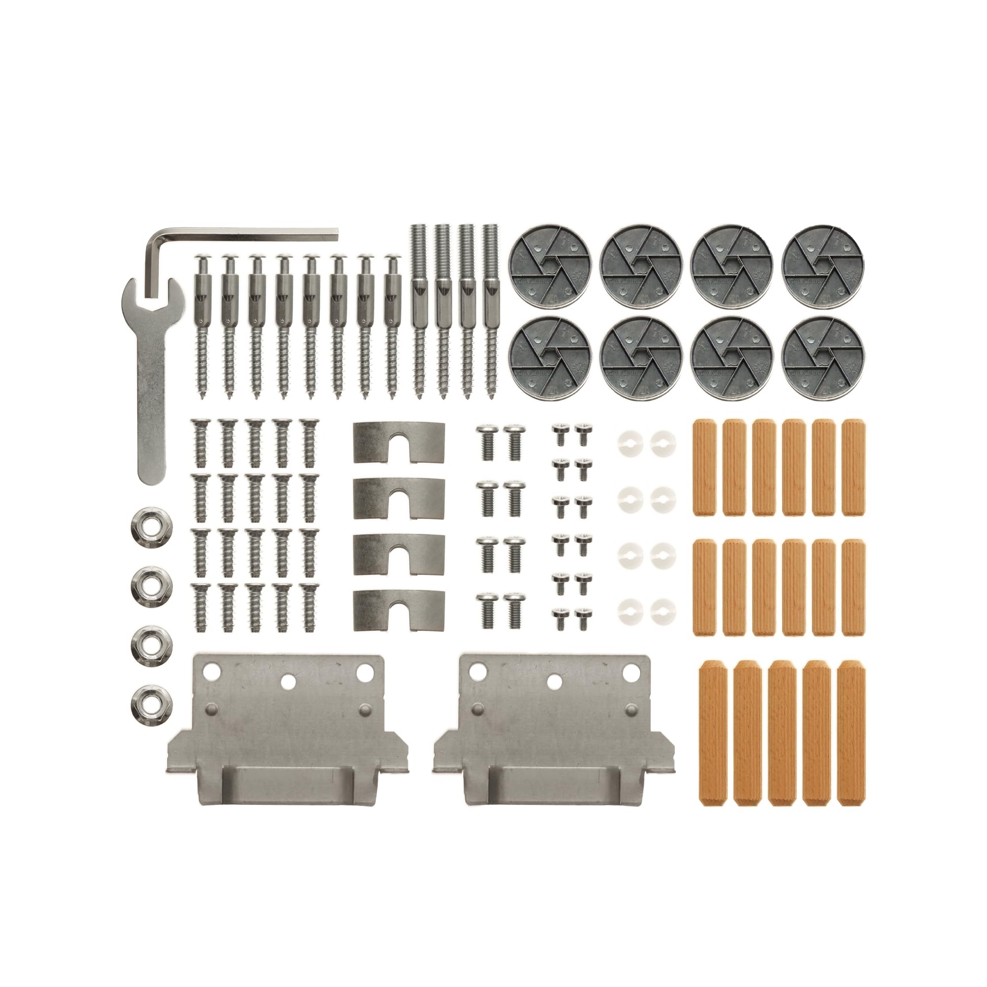 Amazon.com: Bed Frame Hardware Kit Compatible with IKEA MALM Low