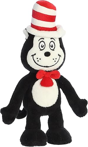 Miniatura 2 de Aurora Whimsical Dr. Seuss - Animal de peluche con armadura de gato en el sombrero, con licencia oficial para juegos imaginativos, perfecto para