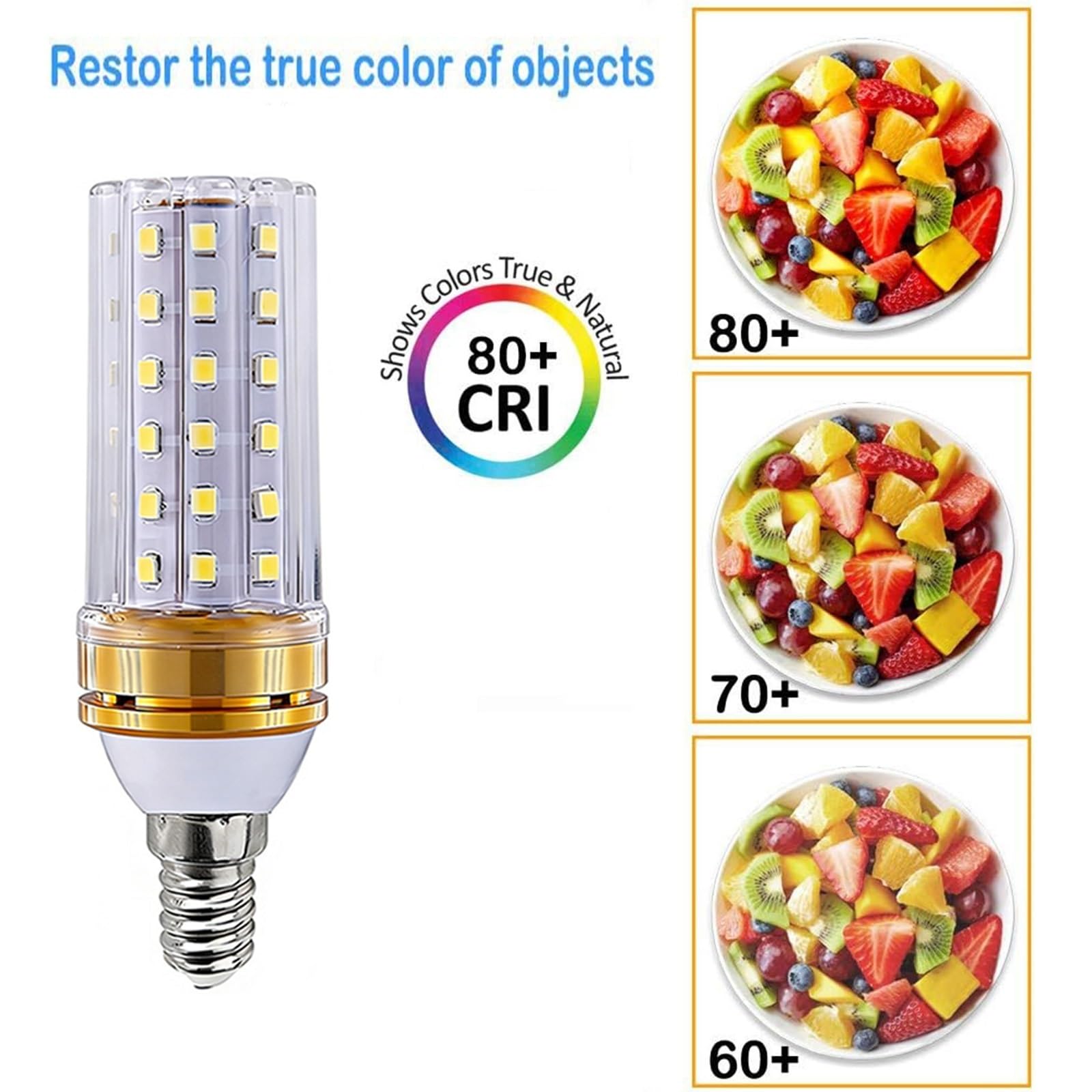 Lampadine LED E14 Bianco Naturale 4000K 12W Equivalente A 120W Senza Sfarfallio Basso Consumo Energetico Non Dimmerabile Per Soggiorno Cucina Sala Da Pranzo(10 Pack)