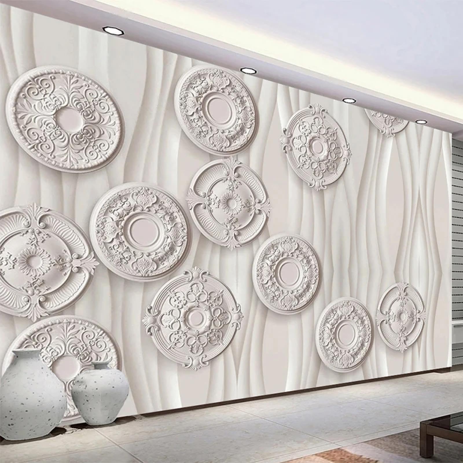 Peintures murales modernes en relief pour un salon cocooning et design