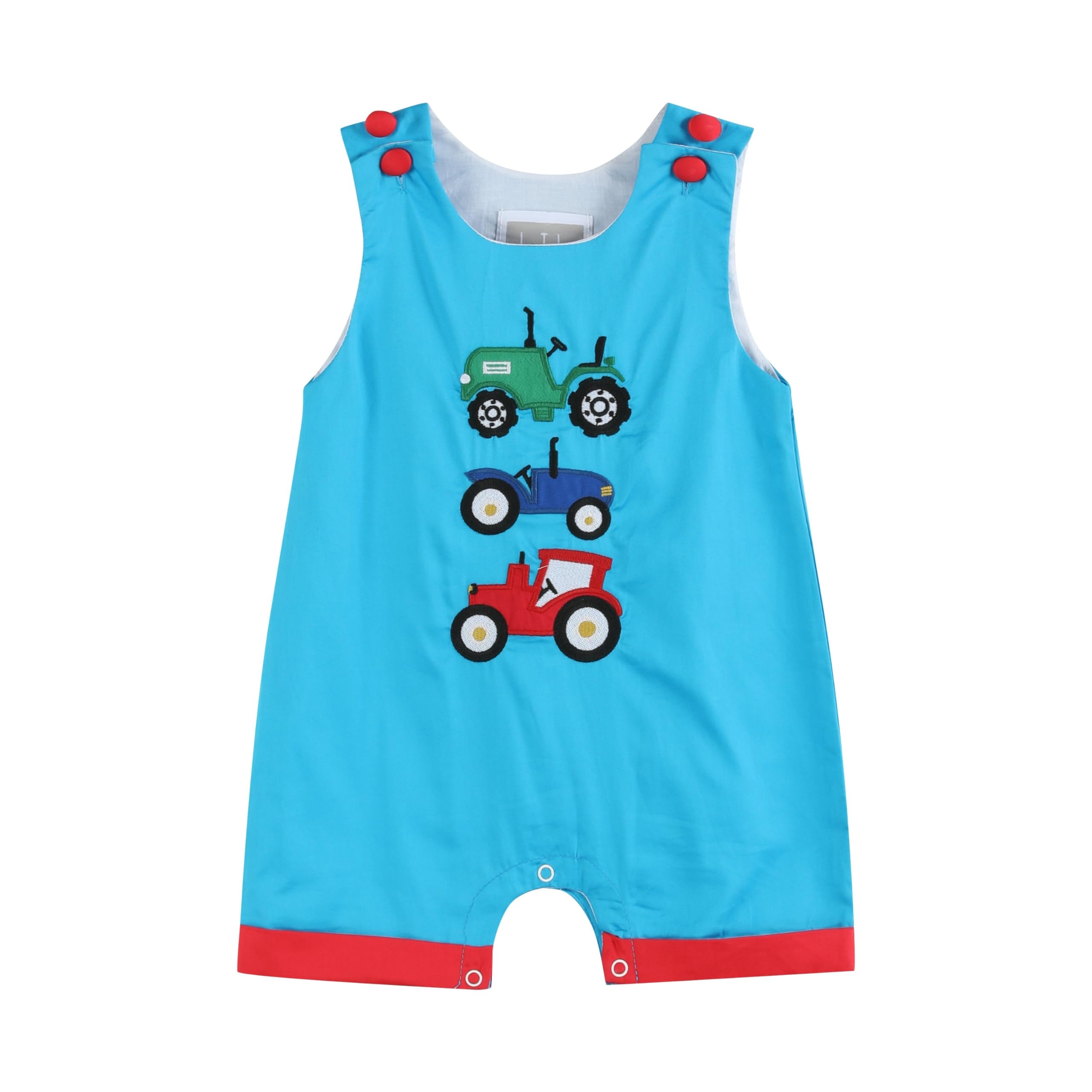 Lil cactusBaby and Toddler Boys Applique Shortalls