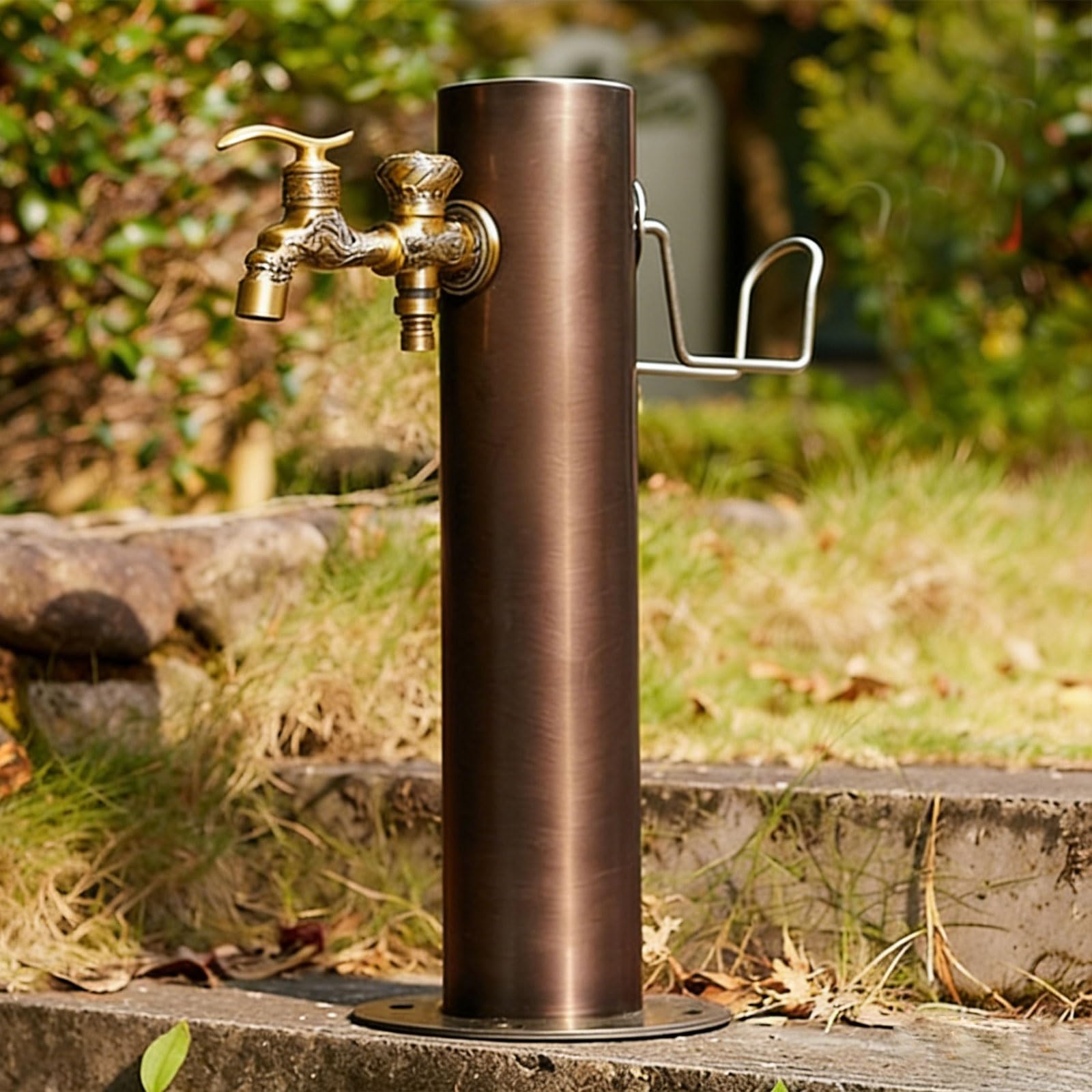 XDLEDMKIZ Freestanding Vertical Garden Water Column, Floor Mounted Hydrant Water Tap for Garden Irrigation and Washing