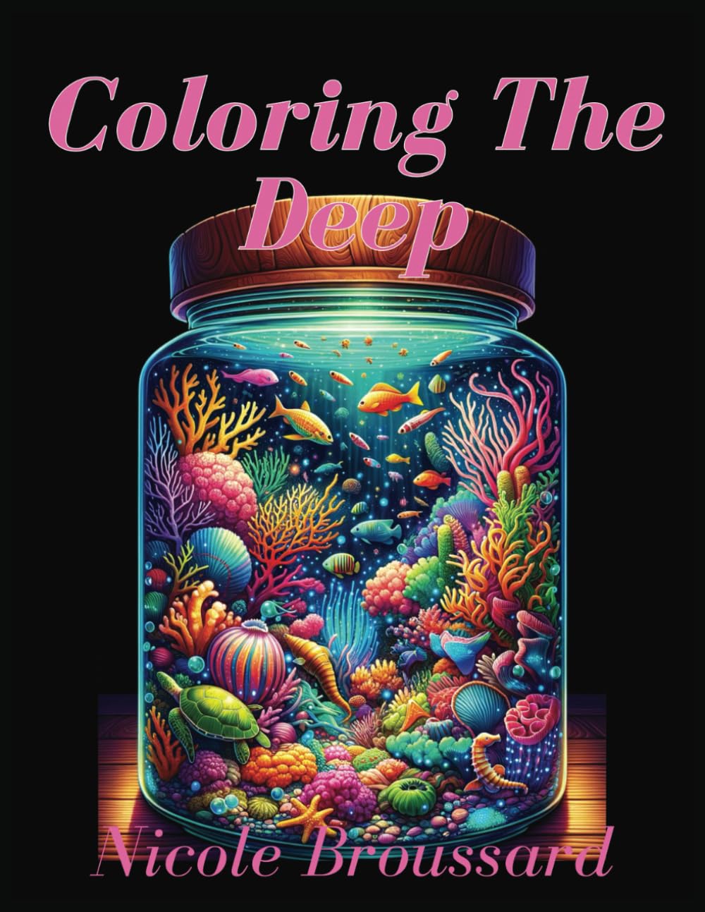 Coloring The Deep: Intricate Illustrations of Seascapes, Corals & Ocean Creatures