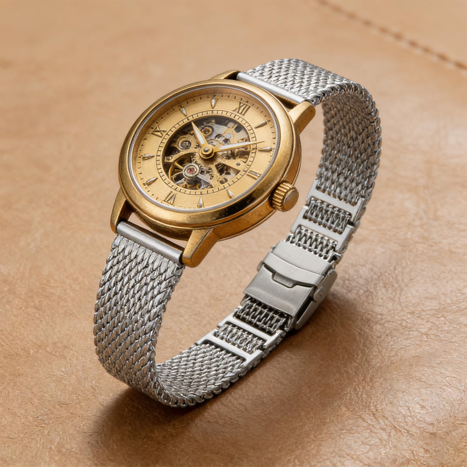 Cabilock Cinturino Shark Mesh 22mm in Acciaio Inossidabile Argento