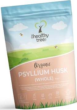 TheHealthyTree Company Organic Psyllium Husk, Whole, 500g
