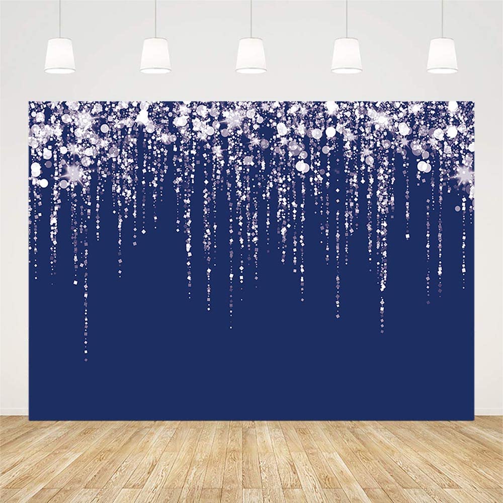 Navy Shell Background Shiny Navy Blue Background