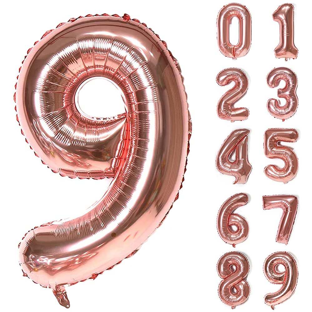 Unique Party Festone Rosa Happy 40th Birthday - 2,7 Metri Di Laminato Glitterato Per Compleanno