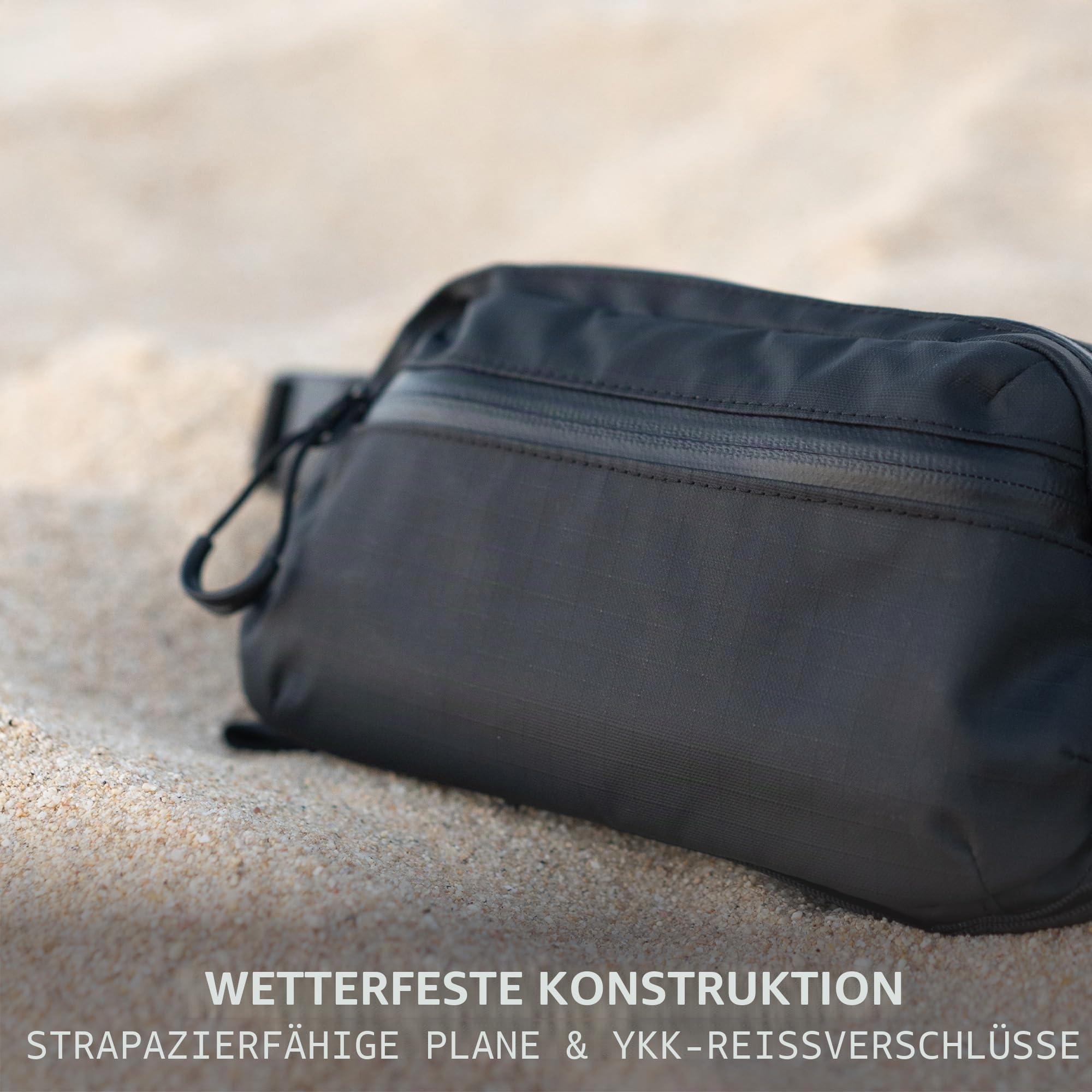 WANDRD Tech Bag Large – Reisetasche und Tech-Organizer für den täglichen Gebrauch – witterungsbeständig und langlebig für Wandern, Camping, Sport und mehr (schwarz)