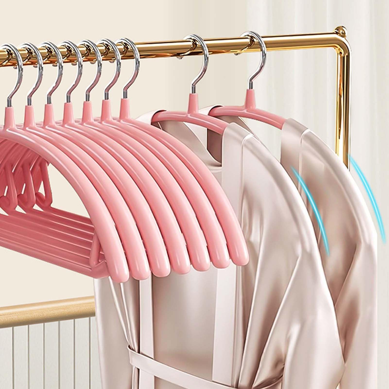 Rutschfeste Edelstahl-Hacken für Anzüge, Hemden und Hosen, platzsparend, schlankes Design, Schranknizern für maximale Sto-Effizienz