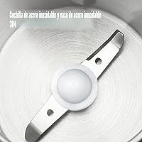 Vista 8 de COOL KNIGHT Molinillo de hierbas [gran capacidad/rápido/eléctrico] - Molinillo de café de hierbas para especias con colector de polen/- 7.5" (negro)