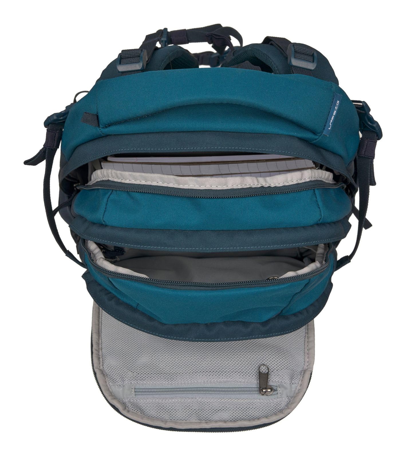 LÄSSIG Schulrucksack mit Laptopfach Bold Origin School Backpack Dark Blue dunkelblau