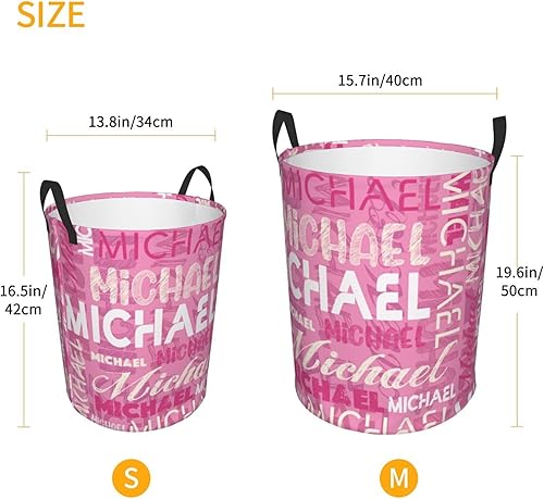 Miniatura 4 de Cesta para la ropa sucia con nombre personalizado, canasta impermeable personalizada con nombre, organizador de almacenamiento de ropa