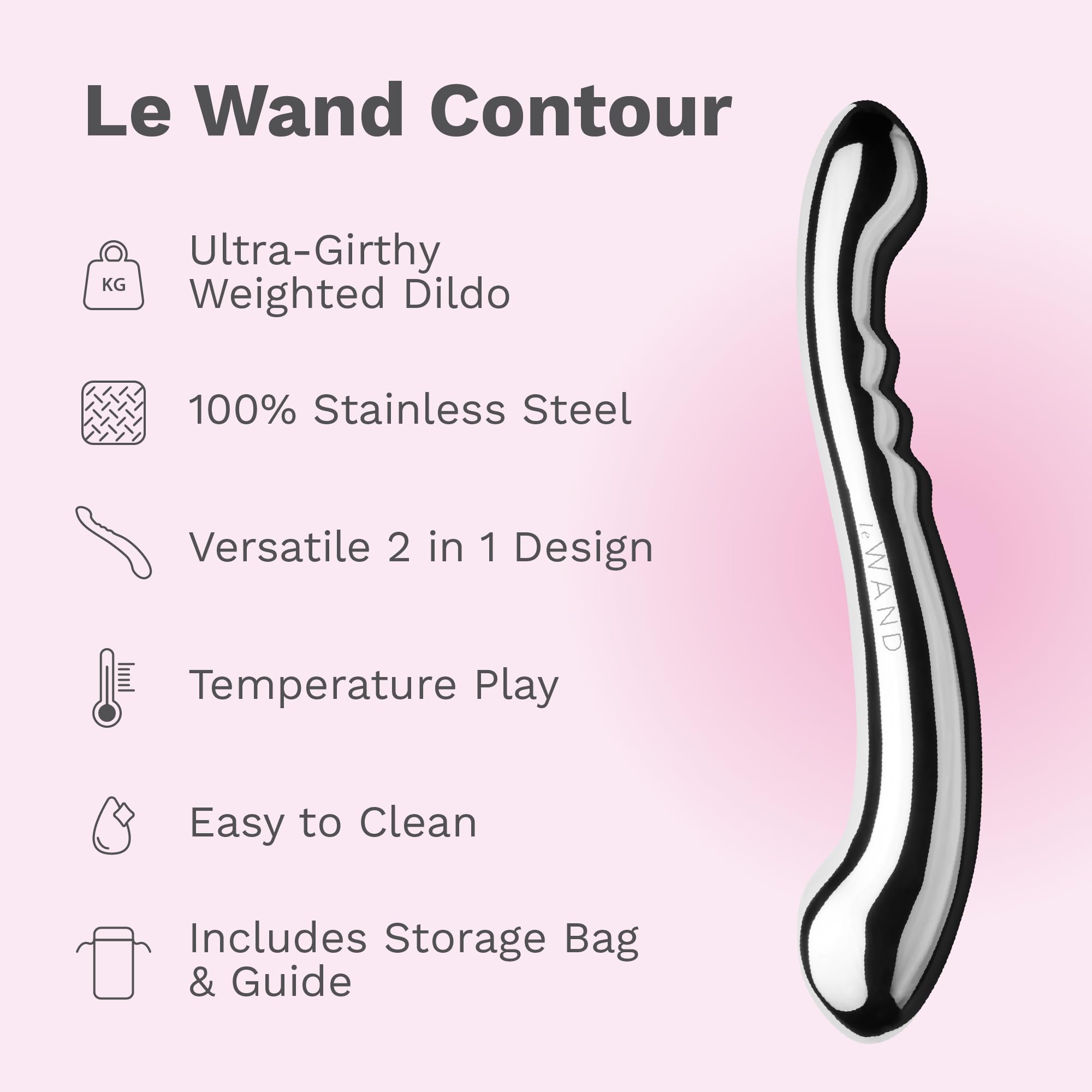 Le Wand - Stainless Steel Contour