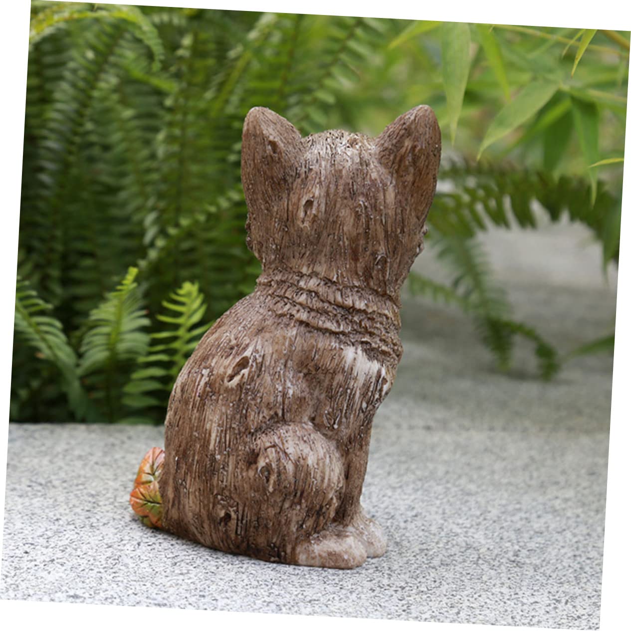 ibasenice Wunderschöne Fuchs Gartenfigur Aus Hochwertigem Resin Dekorative Tierstatue Für Garten Und Innenräume Liebevolle Deko Für Pflanzen Geschenkideen Kunstvoll Gestaltet Wetterfest
