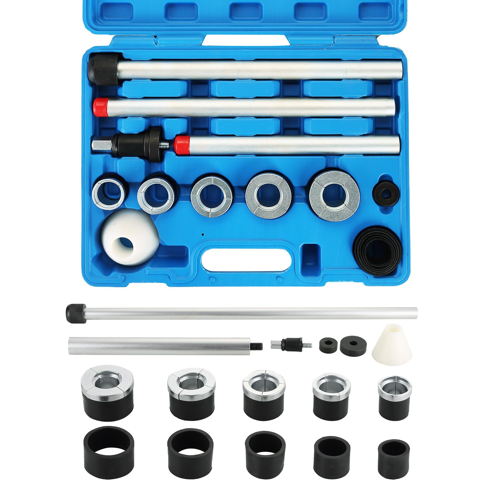 NYXOVA Cam Bearing Removal and Installation Tool Set, Camshaft Bearing Ranging from 1-1/8" to 2-2/3" for Most Domestic and Import Vehicle Trucks,