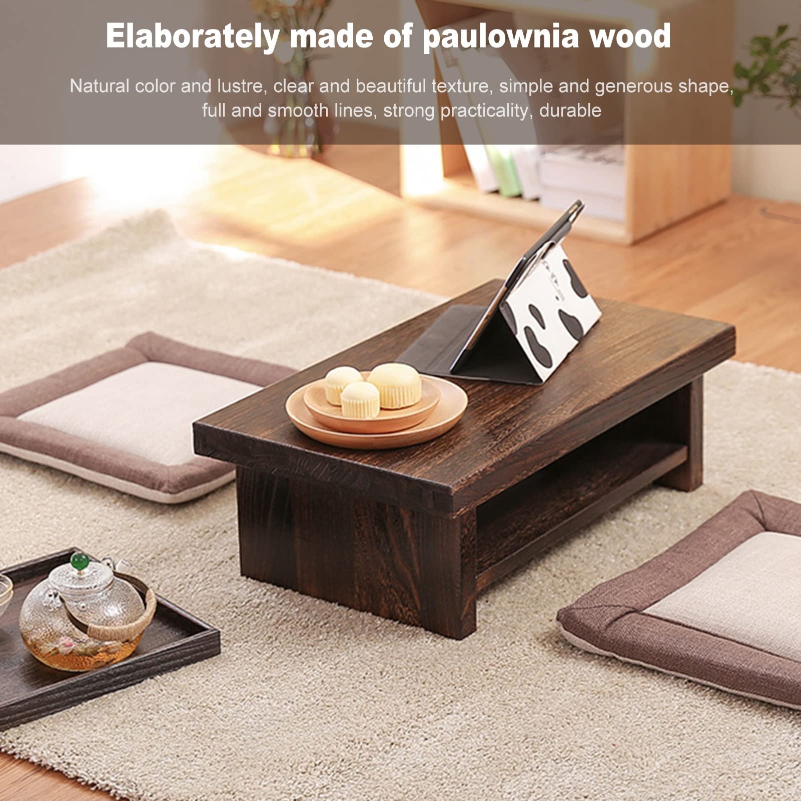 Amazon.com: Multifunctional Folding Legs Low Table with Lower