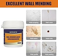 Vista 5 de Kit de reparación de paneles de yeso, kit de reparación de orificios para paneles de yeso, pasta de reparación de masilla de pared con masilla