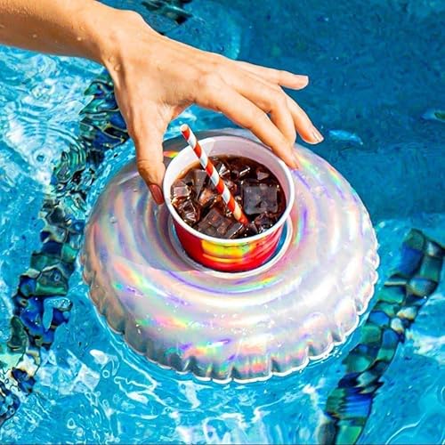 Miniatura 2 de PoolCandy Flotador de piscina con purpurina, juego de 2, varios estilos de colores