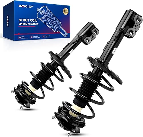 Vista 72 de KAX Puntales delanteros rápidos para 4Runner 2003-2023, Tacoma 2005-2015, FJ Cruiser 2007-2014 Conjunto completo de puntales con resorte helicoidal