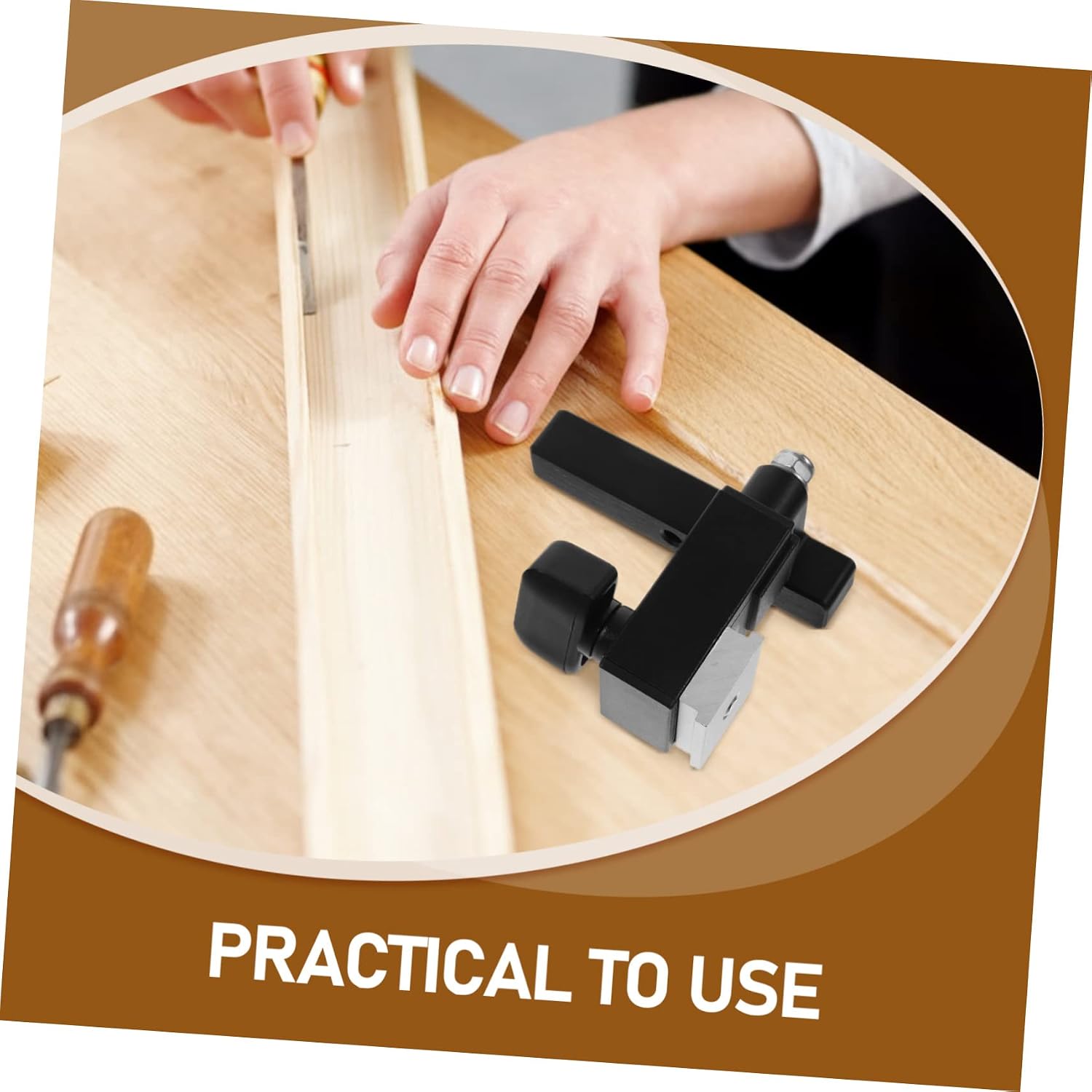 POPETPOP T Slot Stopper Square Handle Aluminum Alloy Miter Block for Woodworking Adjustable T-Track Accessory Suitable for DIY Projects Replacement Stop Block