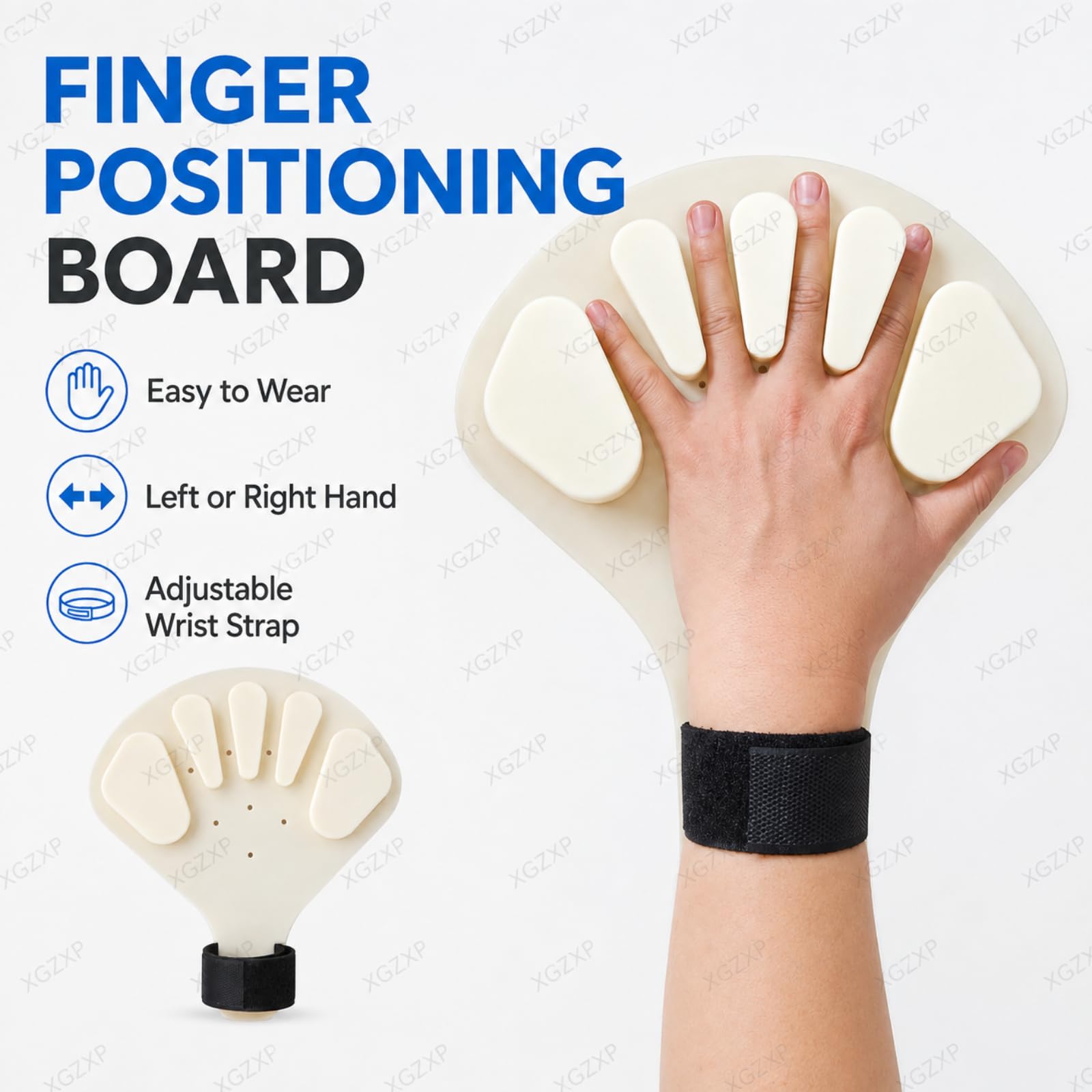 Punta Ortopédica para Dedos Tras Un Accidente Cerebrovascular, Tabla De Entrenamiento Ortopédica para Mano Y Muñeca, Extensión Y Separación, para Entrenamiento Y S