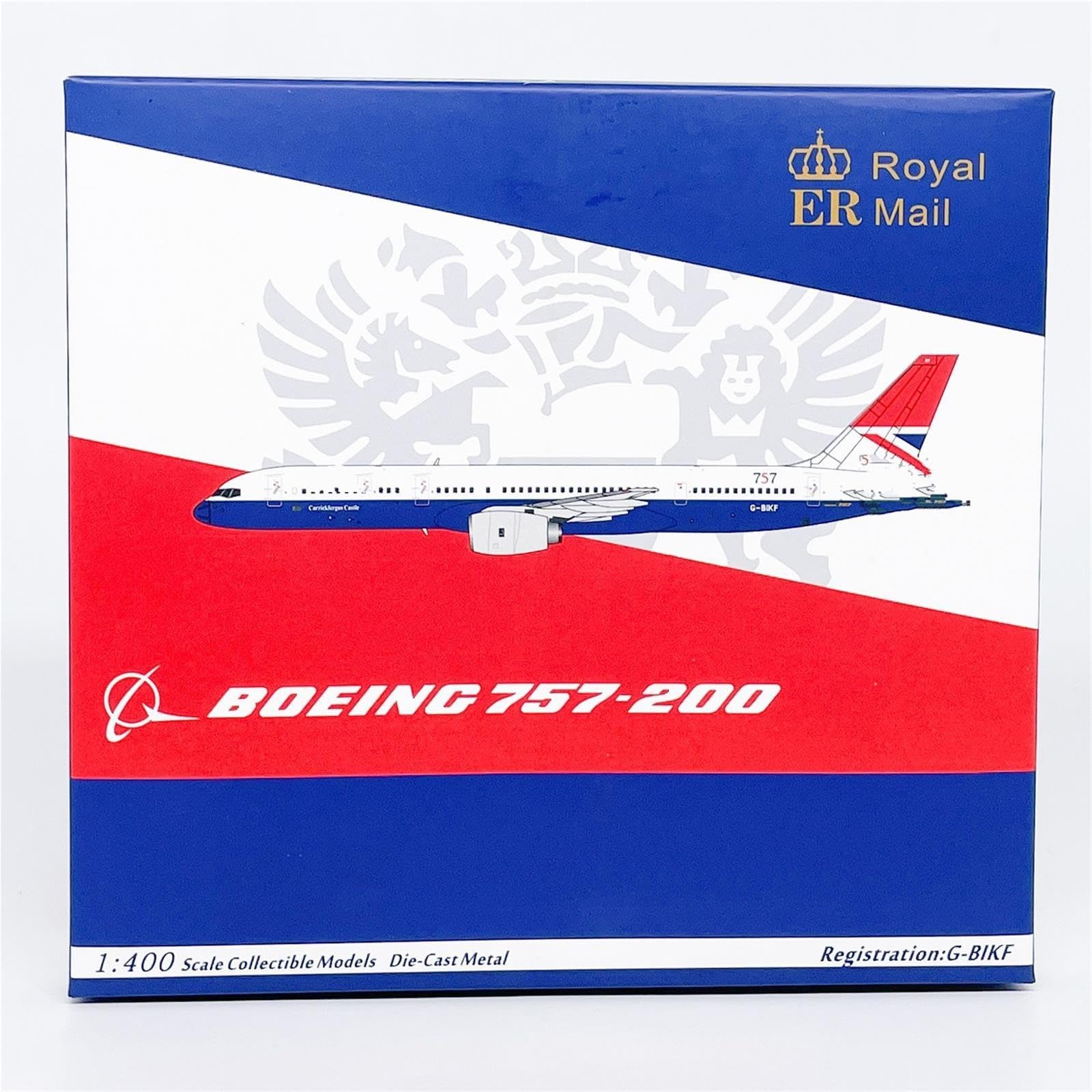 Figura de aleación Boeing B757-200 de aviación europea 1:400 Bombarderos