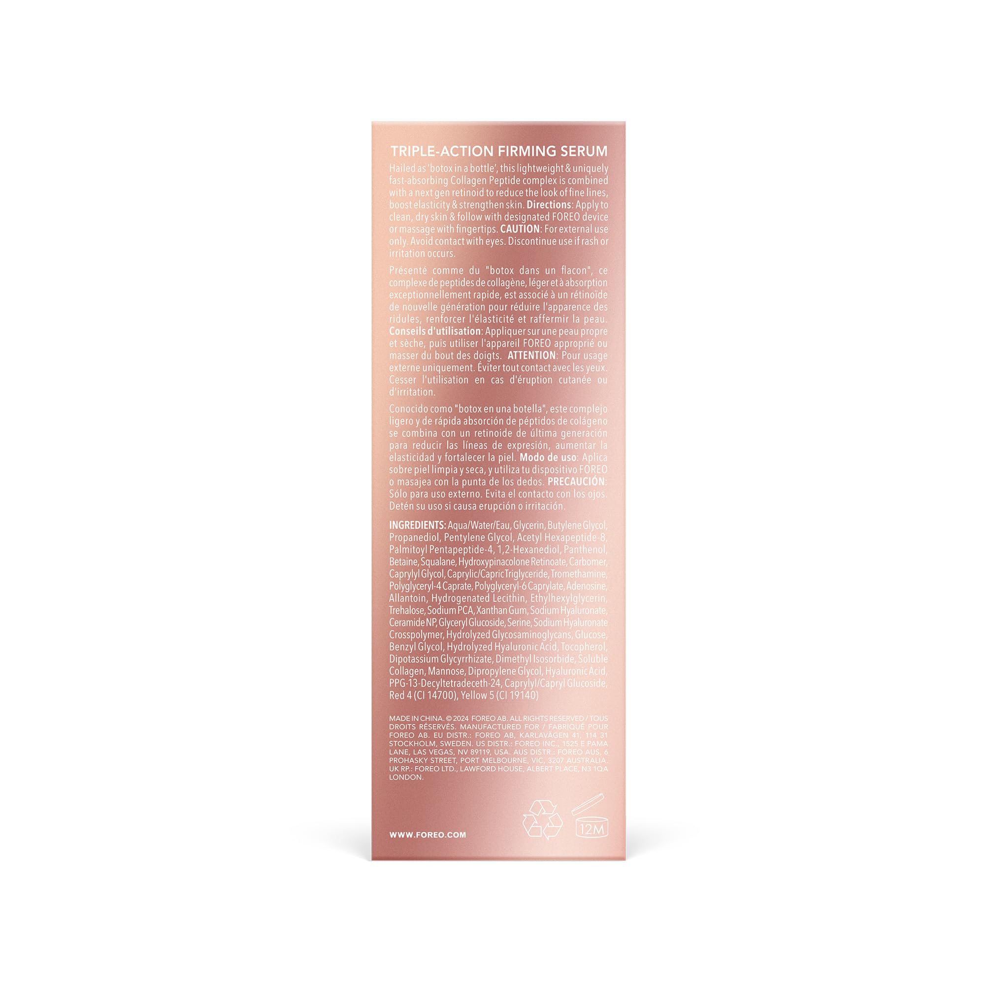 FOREO SUPERCHARGED Triple-Action Firming Serum, Conductive Gel, Anti-aging Face Care, Hyaluronic Acid & Squalane - Image 2