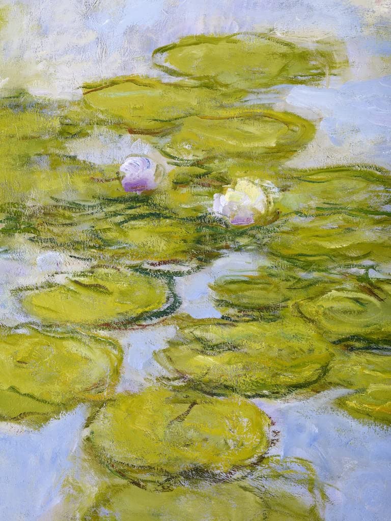 Tableau Monet Nymphéas 60x90 pour habiller un grand mur blanc - 5