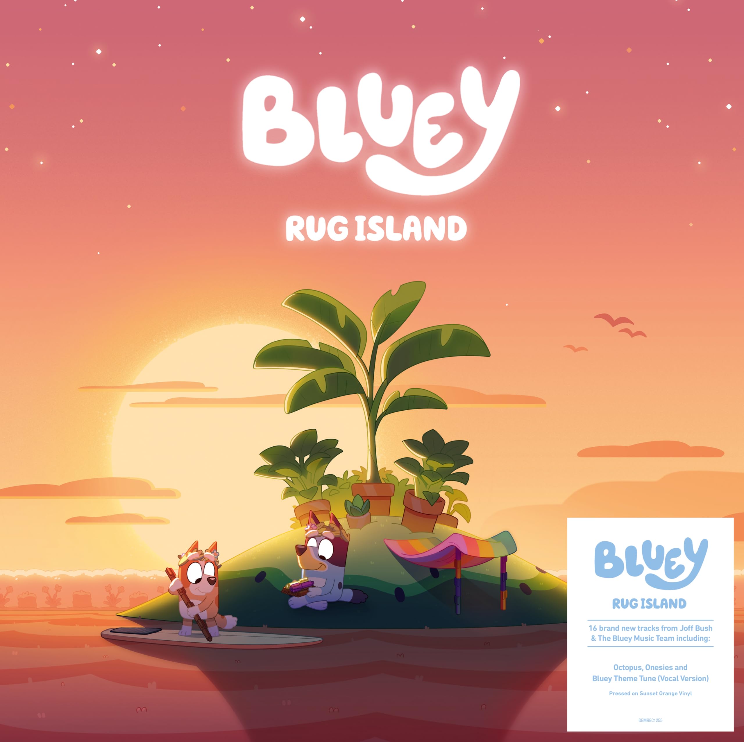 Bluey: Rug Island Sunset Orange Vinyl