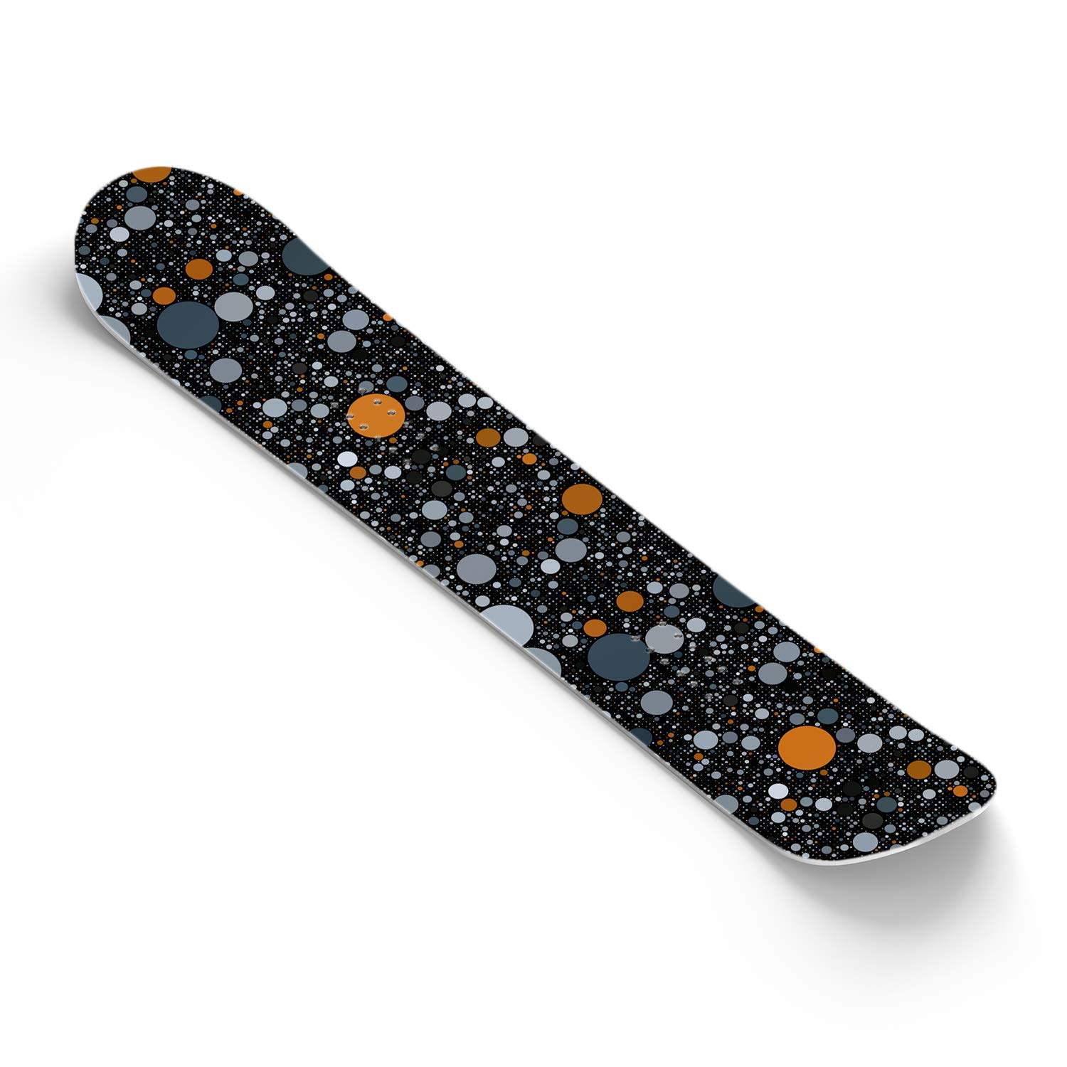 Snowboard Wrap Graphic Sticker Skin Cover - Includes Breakaway Knife - Universal Fit up to 65 inches and 14 inches Wide - Dot Matrix