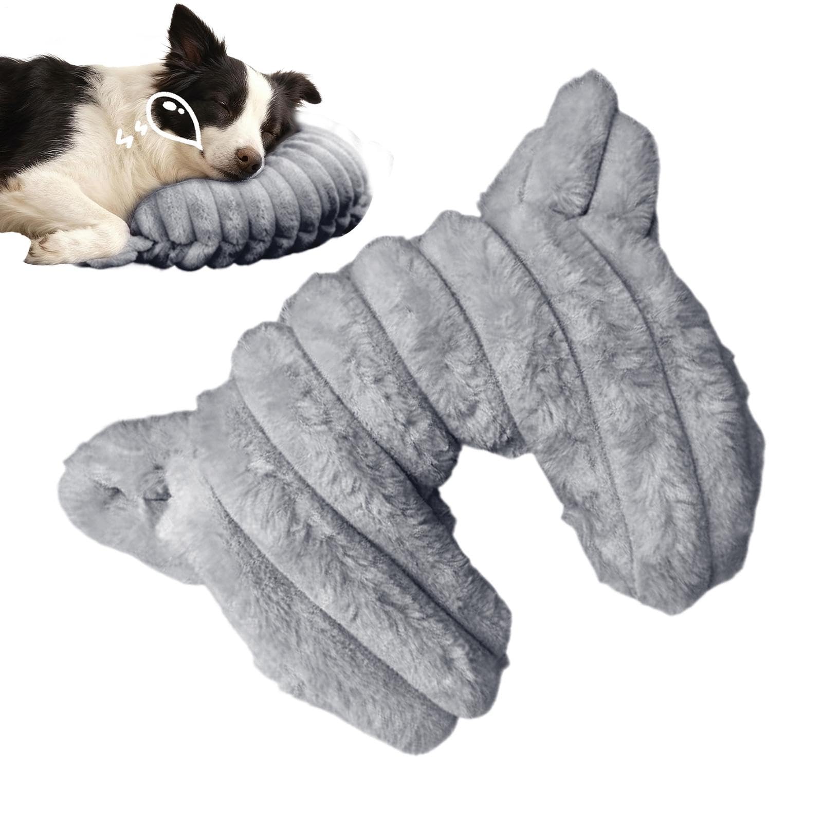 Cojín en forma de U para perros lavable almohada relajante para coche y cama interior