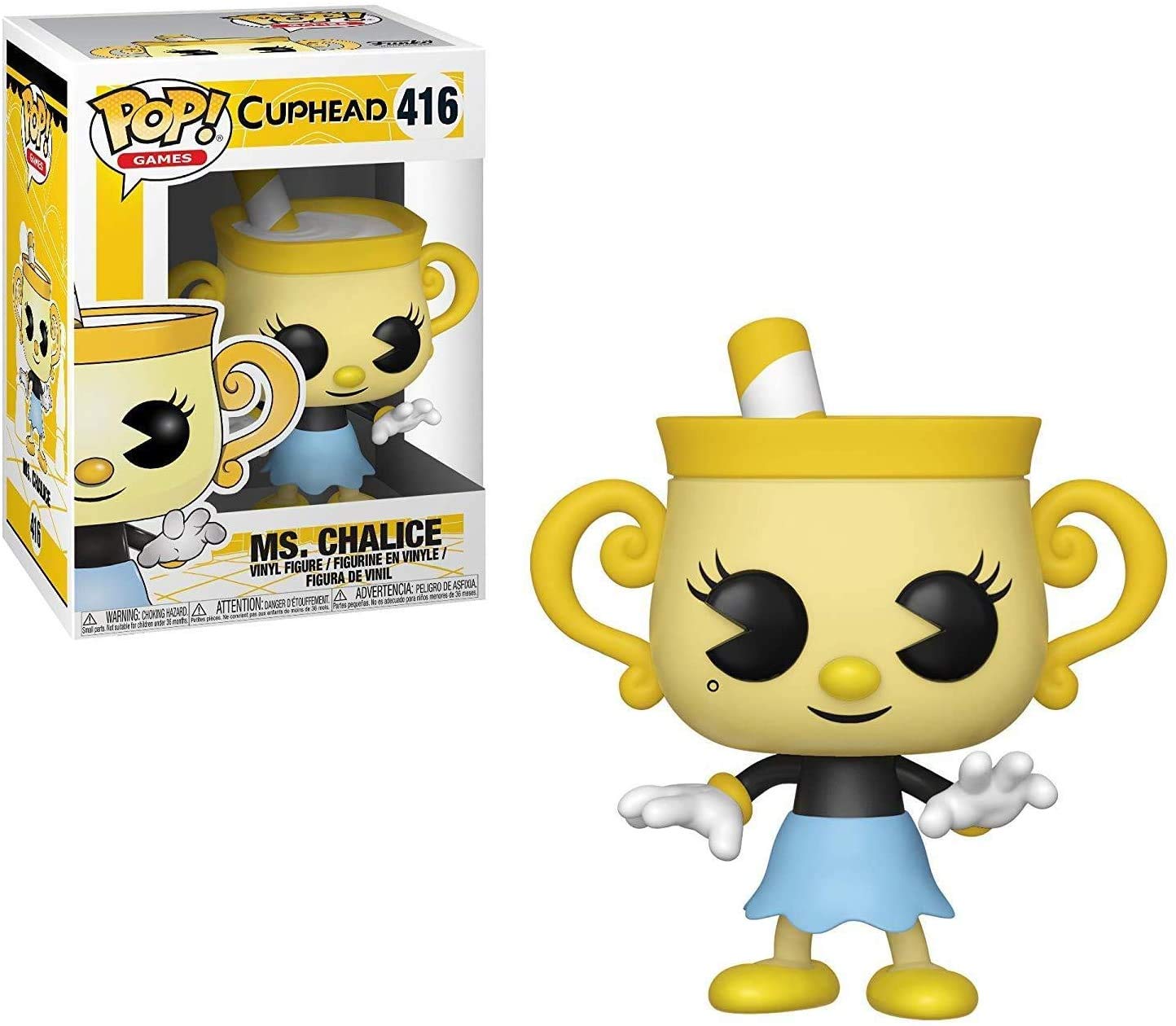 Funko Pop Games: Cuphead - Cala Maria, Cuppet, Sally Stageplay