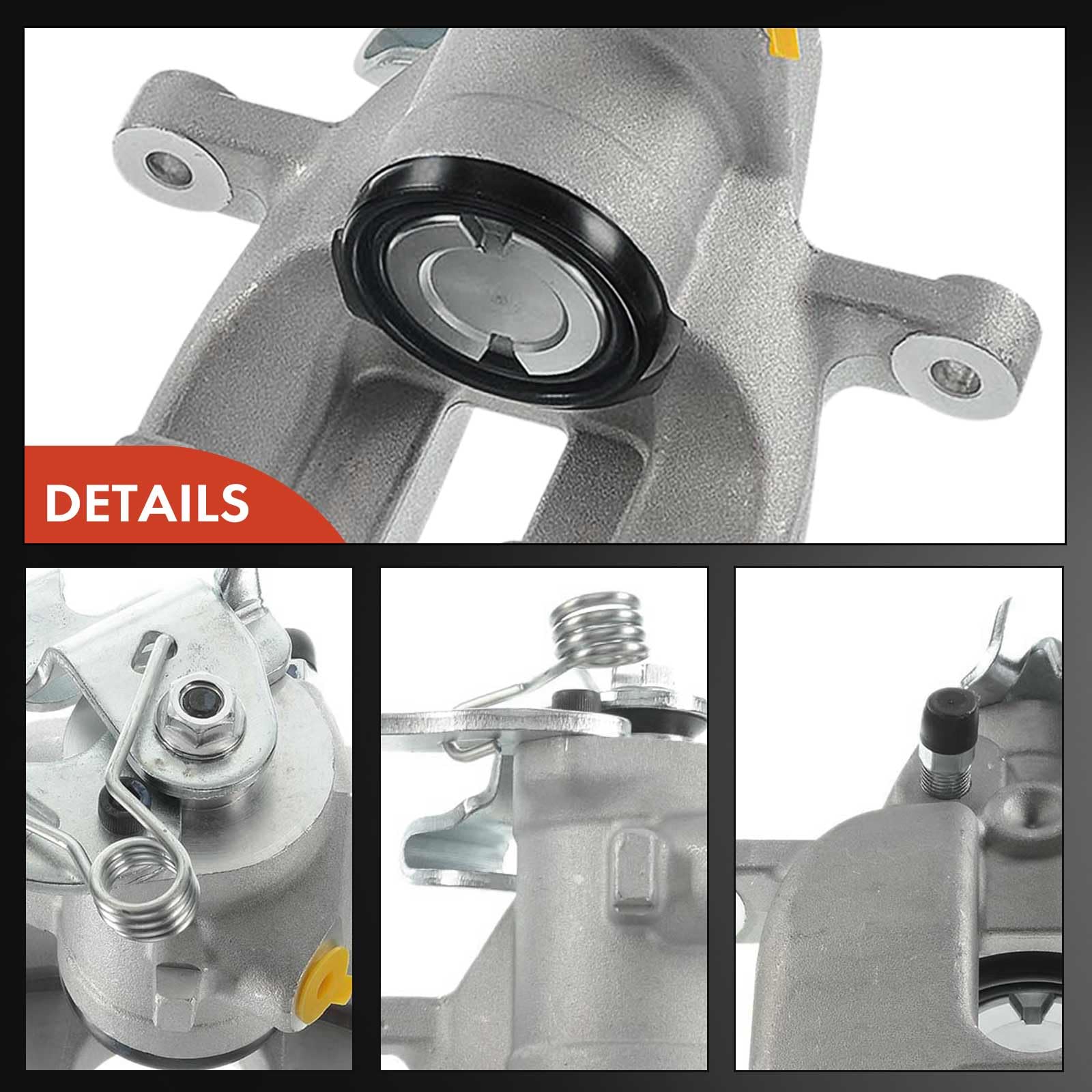 Frankberg Étrier de frein Pince de frein Arrière Gauche fonte d'Aluminium | Compatible avec C4 II B7 DS4 DS4/DS4 Crossback 3008 MPV 0U 308 CC 4B 308 I 4A 4C RCZ Remplacer# 4401Q0