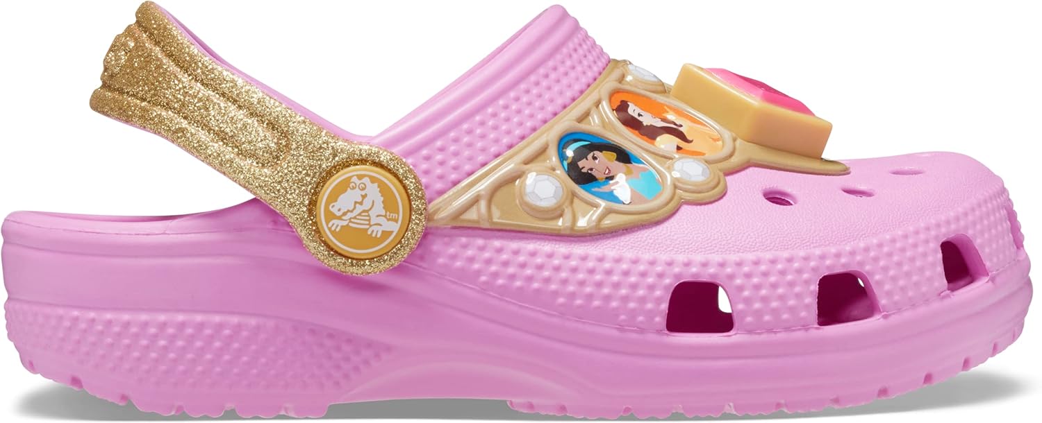 Vista 5 de Crocs Unisex-Child Kids Princess Clog Disney Light Up Shoes