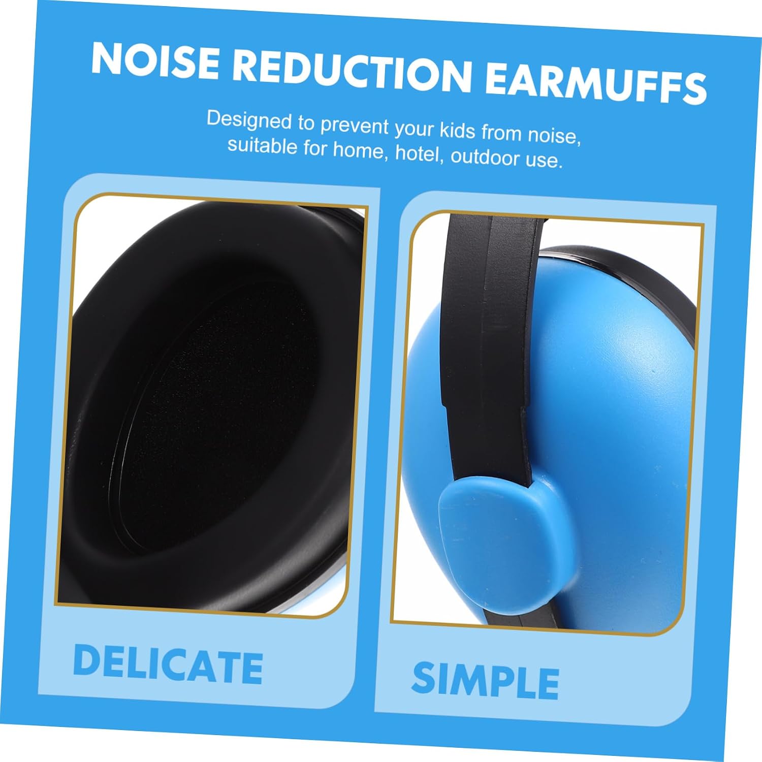 Abaodam Ear Protection Headphones for Boy Girl Years Comfortable Noise Cancelling Ear Muffs Soft Hearing Protection for Sleeping and