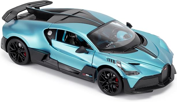 Bugatti Divo 118 Scale Die-Cast Model Car - Blue | Detailed Collectors Edition Diecast | Official Licensed Product