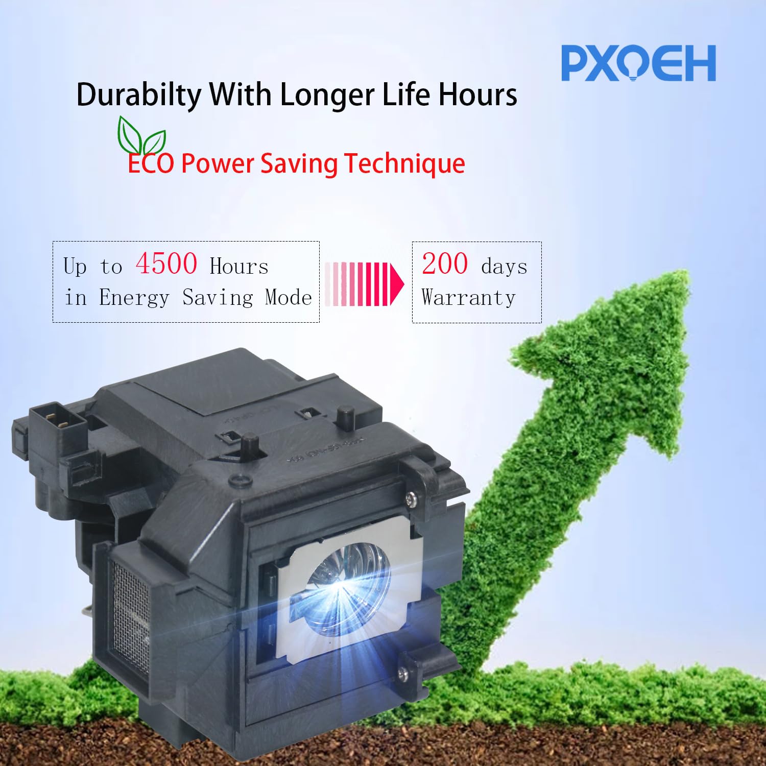 PXOEH for ELPLP69 V13H010L69 Replacement Projector Bulb Lamp for Epson Powerlite Home Cinema HC 5010 5010e 5020UB 5020UBe 5025UB 5030UB 5030UBe PC 4030 6010 6020UB 6030UB EH-TW7200 EH-TW8000 EH-TW8100