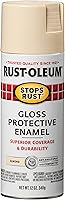 Vista 45 de Rust-Oleum 7732830 Stops Rust Pintura en Aerosol, 12 oz, Verde Cazador Satinado
