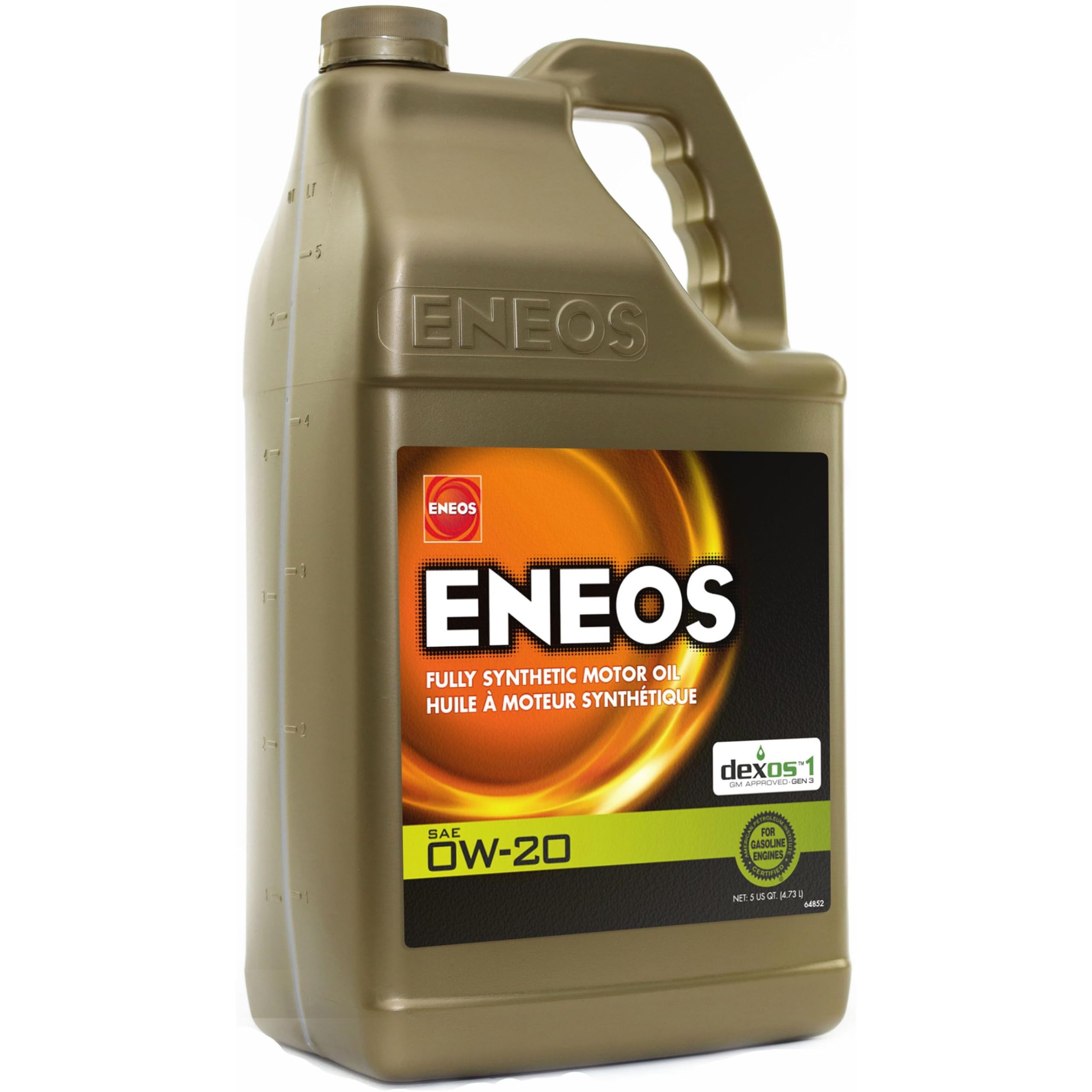 Amazon.com: ENEOS 0W-20 Fully Synthetic Motor Oil, API SQ, dexos1
