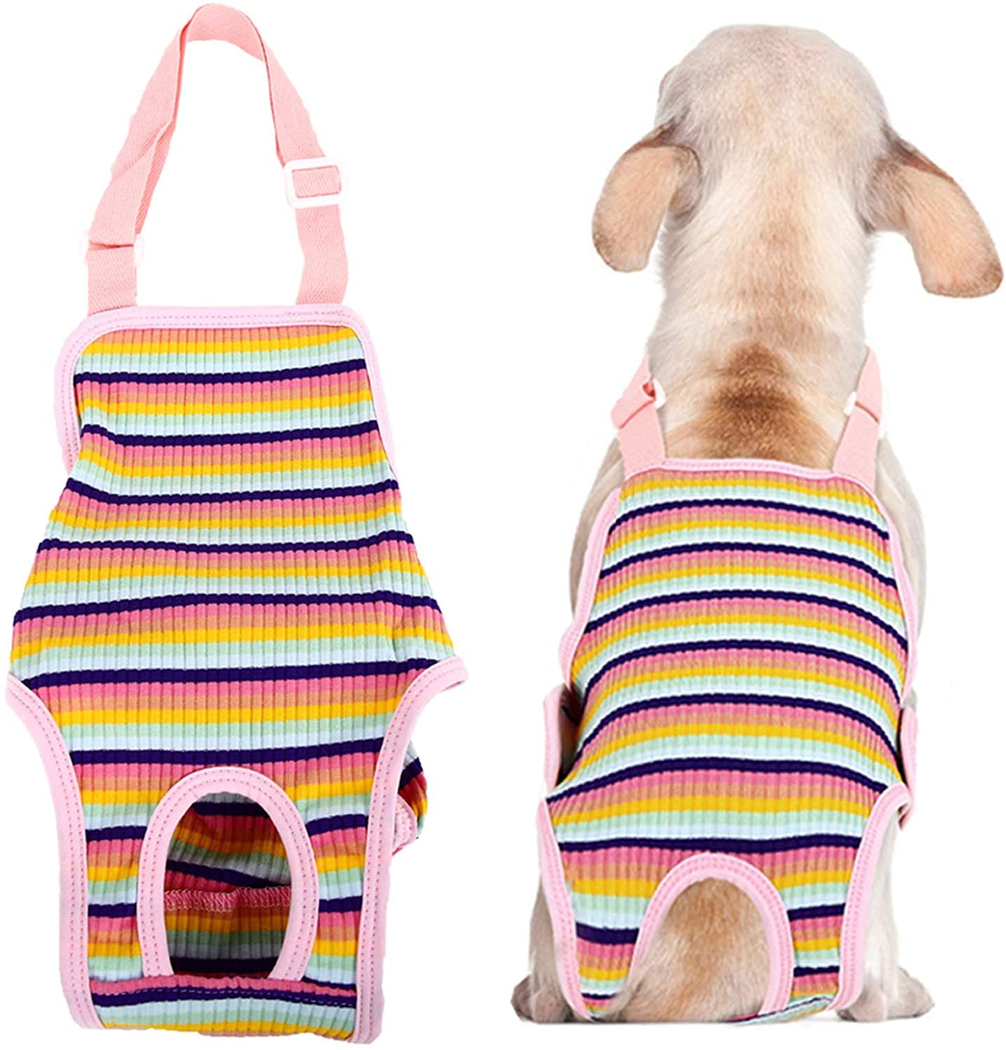 Amazon.com : Dog Sanitary Panties Female Strap,Adjustable Cozy Underwear  Diaper with Suspender,Pet Physiological Menstrual Cotton Briefs Breathable  for Girl Dogs Teddy Corgi French Bulldog Puppy Machine Washable : Pet  Supplies