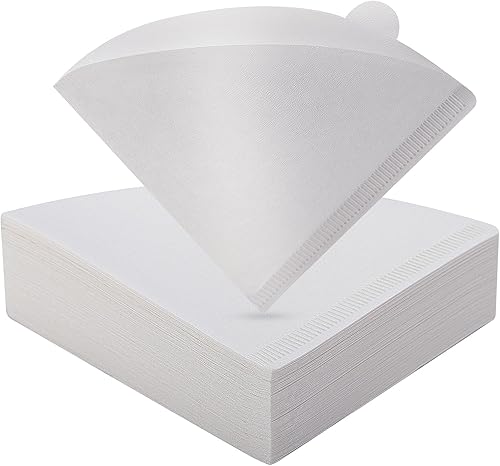 Filtro de café de papel V60 Filtro de cono invertido de un solo uso Modelo 01 Blanco 100