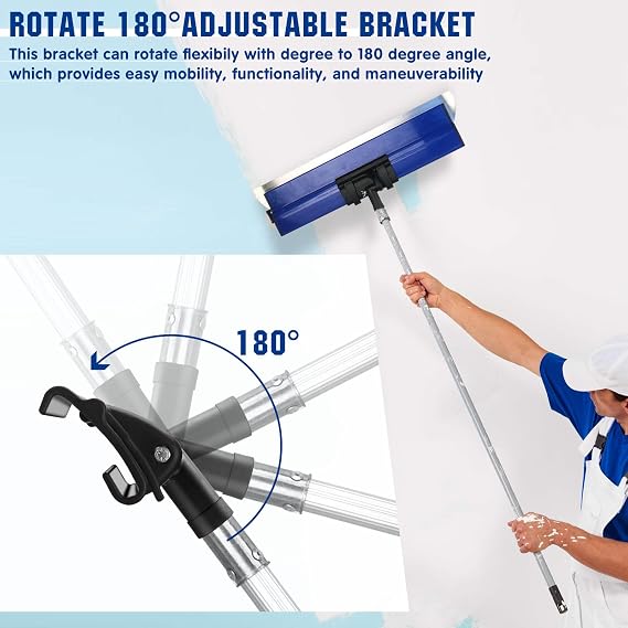 Blade Handle Bracket Tool, Compatible With ProSkim Blade Drywall Tool, 180Adjustable Bracket Premium Blade Handle Bracket Tool