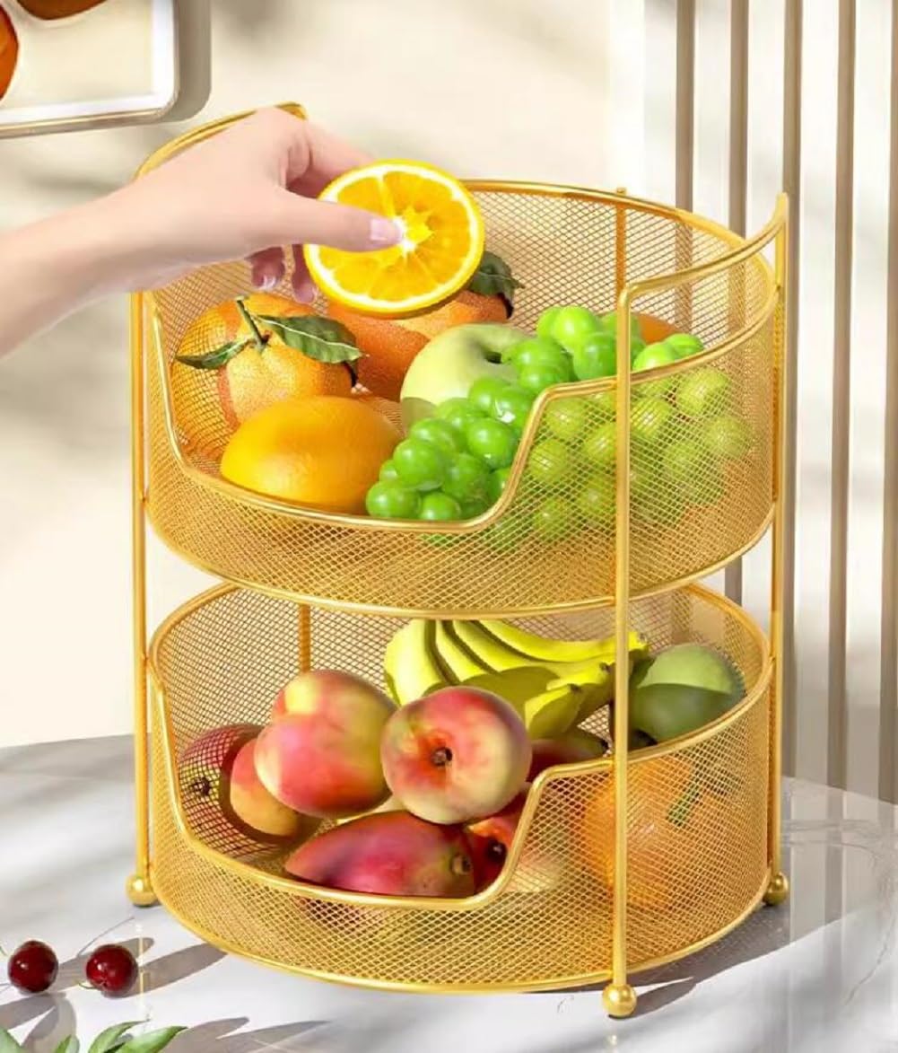 Canastas Organizadoras Cesta De Frutas De Niveles, Cestas De