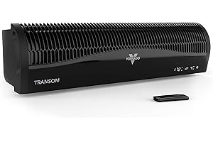 Vornado TRANSOM Window Fan with 4 Speeds, Remote Control, Reversible Exhaust Mode,...