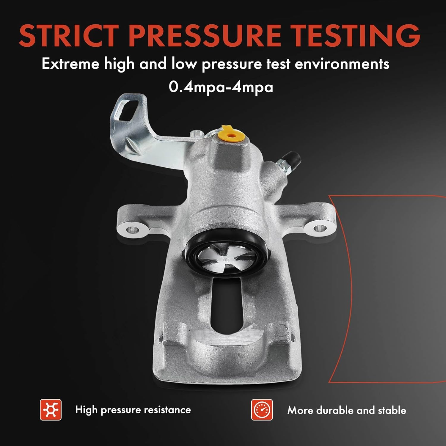 A-Premium Disc Brake Caliper Assembly Without Bracket Compatible with Select Mini Models - R52/R57/R58/R56/R55 Cooper, L4 1.6L - Rear Driver and Passenger Side, 2-PC Set