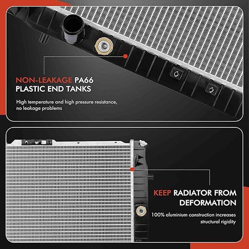 Miniatura 6 de A-Premium Conjunto de radiador de refrigerante del motor con enfriador de aceite de transmisión compatible con Suzuki Verona y Chevrolet Epica 2004