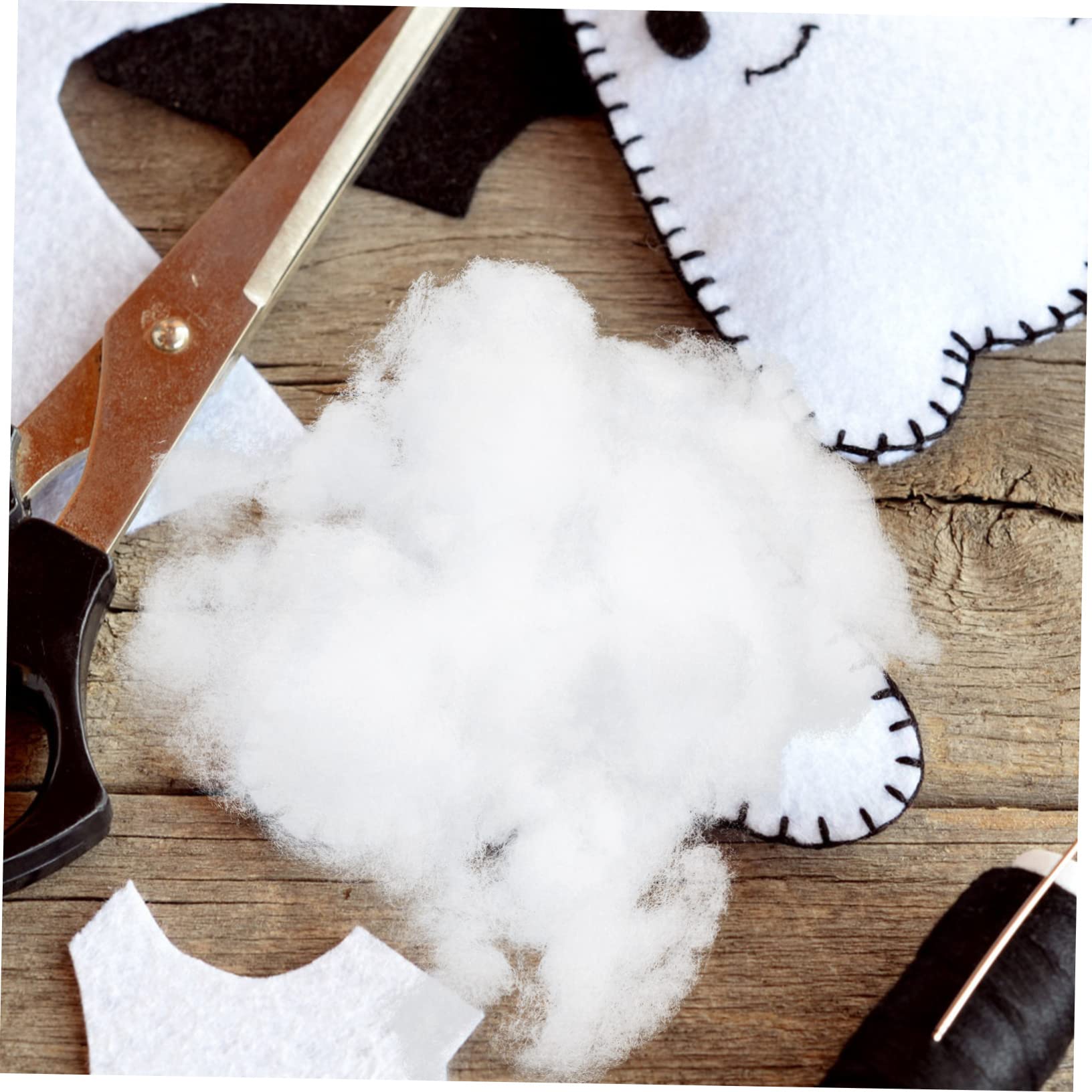 NUOBESTY 3 Piezas 1 Material De Relleno De Animales De Peluche Muñeca De Poliéster Felpa Peluche De Plátano Relleno De Fibra para Peluches Animal De Peluche Relleno De Poli Algodón
